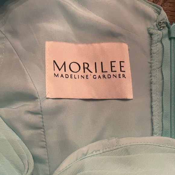 EUC Morilee by Madeline Gardner Chiffon One Shoulder Dress - Picture 5 of 7